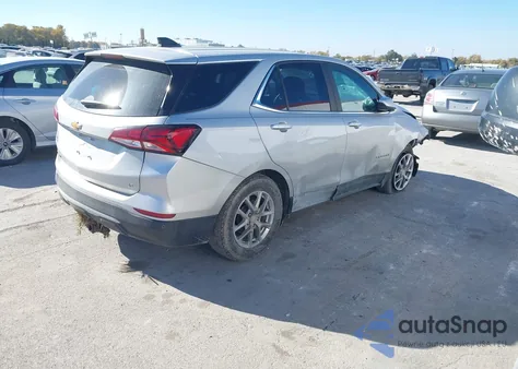 2022 Chevrolet Equinox Fwd Lt из США, поврежденный, VIN 3GNAXKEV2NL230169